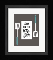 Retro Kitchen II - Look On The Flip Side Fine Art Print