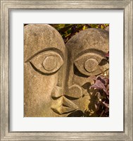 Fiji, Viti Levu, Stone carved sculpture Fine Art Print