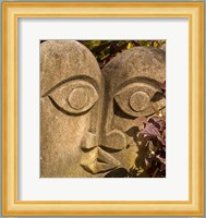 Fiji, Viti Levu, Stone carved sculpture Fine Art Print