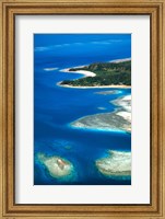 Aerial of Maolo Island, Mamanuca Islands, Fiji Fine Art Print