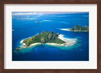 Aerial of Maolo Island, Mamanuca Islands, Fiji Fine Art Print