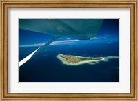 Float over Vomo Island, Fiji Fine Art Print
