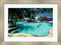 Swimming Pool, Warwick Fiji Resort, Coral Coast, Fiji Fine Art Print