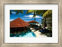 Pool, Warwick Fiji Resort, Coral Coast, Fiji Fine Art Print