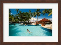 Pool, Warwick Fiji Resort, Fiji Fine Art Print