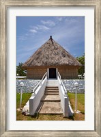 Meeting House, Solevu Village, Malolo Island, Fiji Fine Art Print