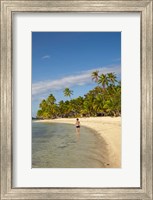 Beach, Plantation Island Resort, Fiji Fine Art Print