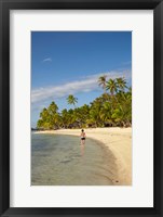 Beach, Plantation Island Resort, Fiji Fine Art Print