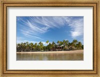 Beach at Outrigger on the Lagoon Resort, Coral Coast, Viti Levu, Fiji Fine Art Print