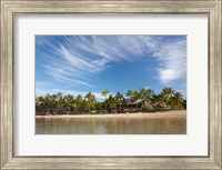 Beach at Outrigger on the Lagoon Resort, Coral Coast, Viti Levu, Fiji Fine Art Print