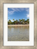 Beach at Outrigger on the Lagoon Resort, Fiji Fine Art Print