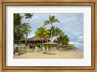 Beach at Outrigger on the Lagoon Resort, Coral Coast, Fiji Fine Art Print