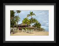Beach at Outrigger on the Lagoon Resort, Coral Coast, Fiji Fine Art Print
