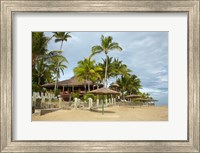 Beach at Outrigger on the Lagoon Resort, Coral Coast, Fiji Fine Art Print
