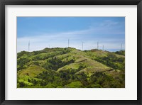 Wind energy farm, Sigatoka, Coral Coast, Viti Levu Fiji Fine Art Print