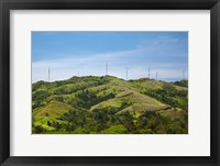 Wind energy farm, Sigatoka, Coral Coast, Viti Levu Fiji Fine Art Print