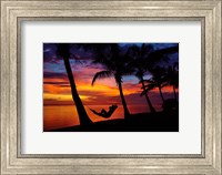 Hammock, Travel, Coral Coast, Viti Levu, Fiji Fine Art Print