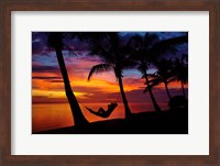 Hammock, Travel, Coral Coast, Viti Levu, Fiji Fine Art Print