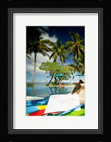 Poolside, Beqa Lagoon Resort, Beqa Island, Fiji Fine Art Print