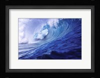 Surfing waves, Fiji Islands Fine Art Print