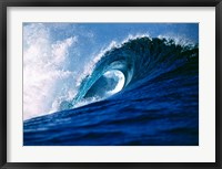 Fiji Islands, Tavarua, Cloudbreak, Surfing waves Fine Art Print