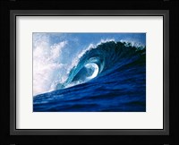 Fiji Islands, Tavarua, Cloudbreak, Surfing waves Fine Art Print