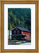 Railroad Depot in West Cornwall, Litchfield Hills, Connecticut Fine Art Print