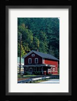 Railroad Depot in West Cornwall, Litchfield Hills, Connecticut Fine Art Print