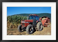 Tractor and Corn Field in Litchfield Hills, Connecticut Fine Art Print
