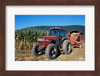 Tractor and Corn Field in Litchfield Hills, Connecticut Fine Art Print