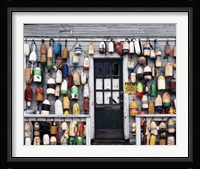 Fishing shack, Niantic, Connecticut Framed Print