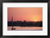 Traditional Egyptian Falucca, Nile River, Luxor, Egypt Fine Art Print