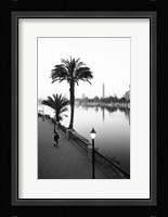 View of the Nile River, Cairo, Egypt Framed Print