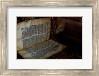 Ethiopia, Blue Nile River Basin, Coptic scripture Fine Art Print