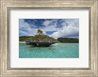 Fiji, Island of Fulanga. Lagoon inside volcanic caldera. Fine Art Print