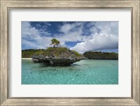 Fiji, Island of Fulanga. Lagoon inside volcanic caldera. Fine Art Print