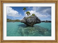 Scenic lagoon, Southern Lau Group, Island of Fulanga, Fiji Fine Art Print