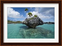 Scenic lagoon, Southern Lau Group, Island of Fulanga, Fiji Fine Art Print