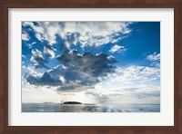Dramatic clouds at sunset over the Mamanucas Islands, Fiji, South Pacific Fine Art Print
