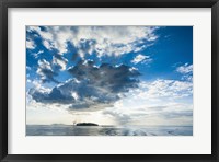 Dramatic clouds at sunset over the Mamanucas Islands, Fiji, South Pacific Fine Art Print