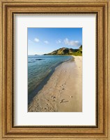 White sandy beach, Oarsman Bay, Yasawa, Fiji, South Pacific Fine Art Print
