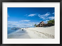 Beach restaurant on Beachcomber Island, Mamanucas Islands, Fiji, South Pacific Fine Art Print