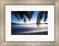 Sunset over the beach, Naviti, Yasawa, Fiji, South Pacific Fine Art Print