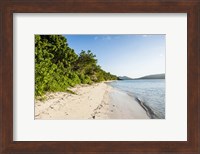 White sandy beach, Fiji Fine Art Print
