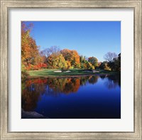 Trees in a golf course, Patterson Club, Fairfield, Connecticut Fine Art Print