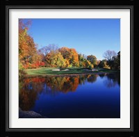 Trees in a golf course, Patterson Club, Fairfield, Connecticut Fine Art Print