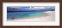 Island in the sea, Veidomoni Beach, Mamanuca Islands, Fiji Fine Art Print