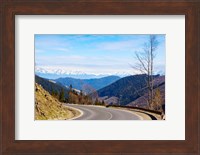 Mountain road in a valley, Tatra Mountains, Slovakia Fine Art Print