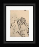 Danseuse Assis Fine Art Print