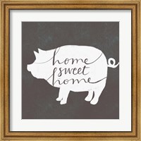 Home Sweet Home Pig Fine Art Print